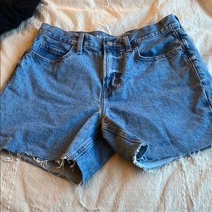 denim shorts